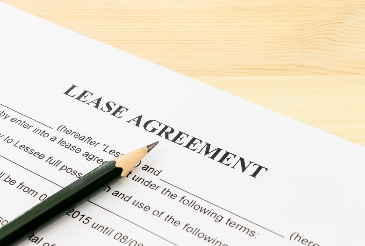 Signing a Lease Agreement
