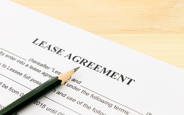 Signing a Lease Agreement