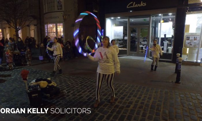 Hula Hoop Flash Mob in Lewes